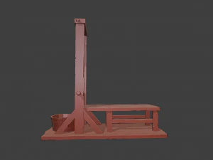 Guillotine Miniature 3D Print Model