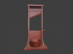 Guillotine Miniature Modèles 3D en vedette