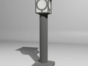 Lampada da terra in miniatura Modello di stampa 3D