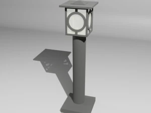 Stand Lamp Miniature 3D Print Model