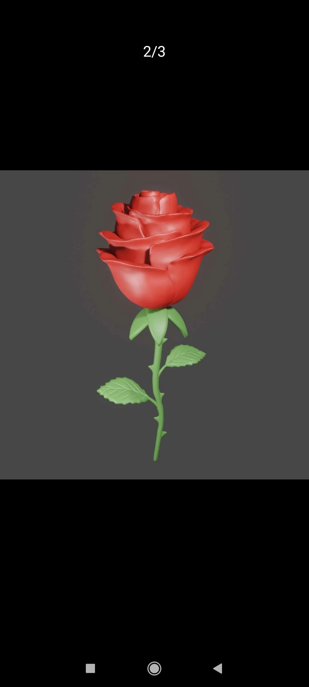 Rose Flower for 3D Printing 3D Print Model .c4d .max .obj .3ds .fbx .stl .blend