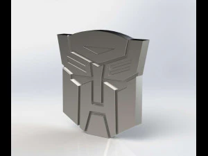 Transformers-logo Autobot en Decepticon 3D printmodel