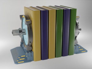 Portal Starship Bookend 3D-Druckmodell