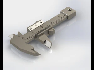 Mini paqu&iacute;metro Vernier Modelo de Impressão 3D