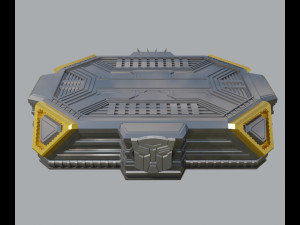 Display Stand for Transformers Figure Fan Art Rectangular Vr 3D Print Model