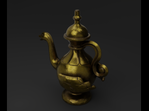 Stylized Lamp 3D Модель