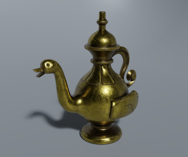Stylized Lamp 3D Модель .c4d .max .obj .3ds .fbx .stl .blend 