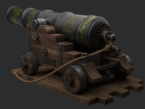 Cannon 3D Модель