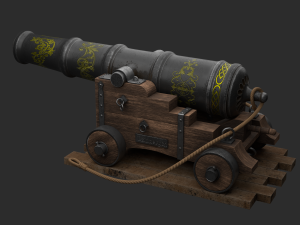 Cannon 3D Модель