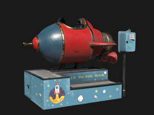 ロケット 3Dモデル