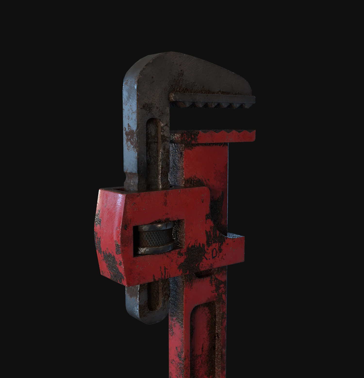 レンチ 3Dモデル .c4d .max .obj .3ds .fbx .stl .blend 