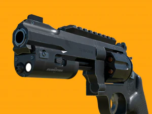 左轮手枪 3D 模型