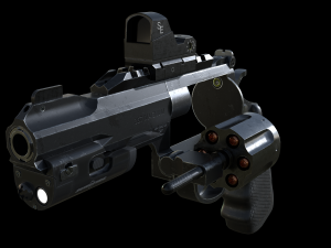 Revolver 3D मॉडल