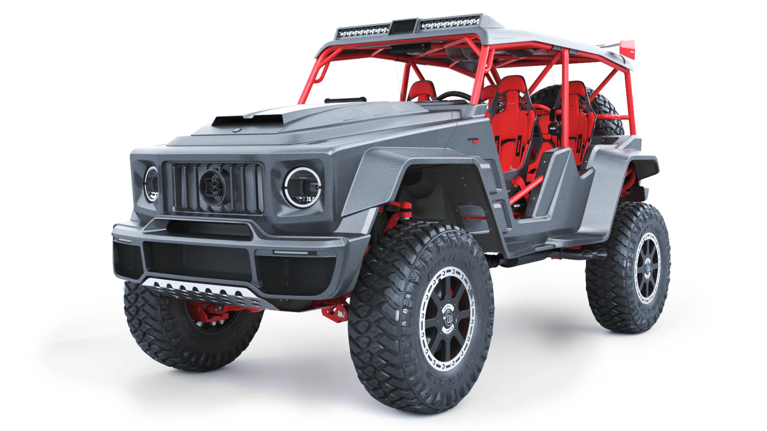 Brabus Crawler 2023 3D Model .c4d .max .obj .3ds .fbx .stl .blend 