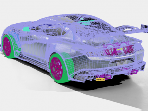 Ford-Mustang GTD 2025 3D 모델