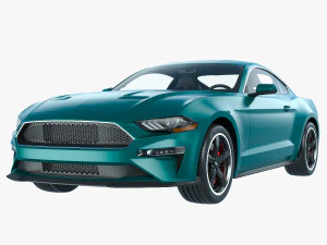 Ford-Mustang Bullit 2020 3D Model