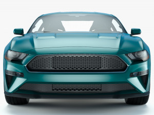Ford-Mustang Bullit 2020 3D Model