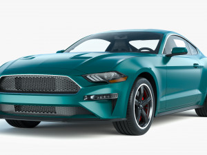Ford-Mustang Bullit 2020 3D Model
