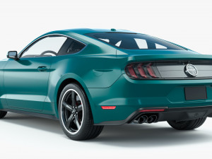 Ford-Mustang Bullit 2020 3D Model