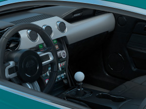 Ford-Mustang Bullit 2020 3D Model
