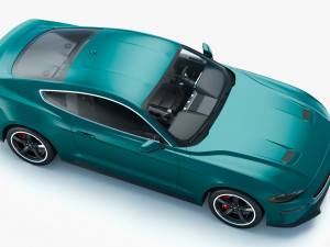 Ford-Mustang Bullit 2020 3D Model
