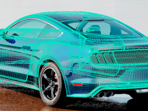 Ford-Mustang Bullit 2020 3D Model