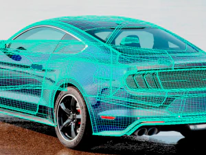 Ford-Mustang Bullit 2020 3D Model