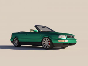 Audi 80 Cabrio 3D Model