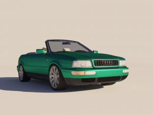 Audi 80 Cabrio Model 3D