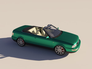 Audi 80 Cabrio Model 3D
