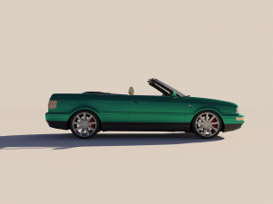 Audi 80 Cabrio Model 3D