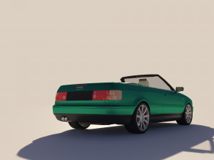 Audi 80 Cabrio Model 3D
