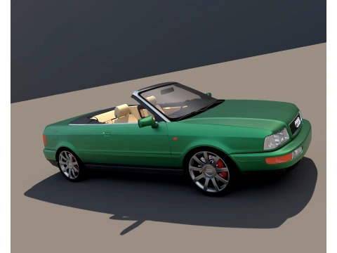 Audi 80 Cabrio 3D Model