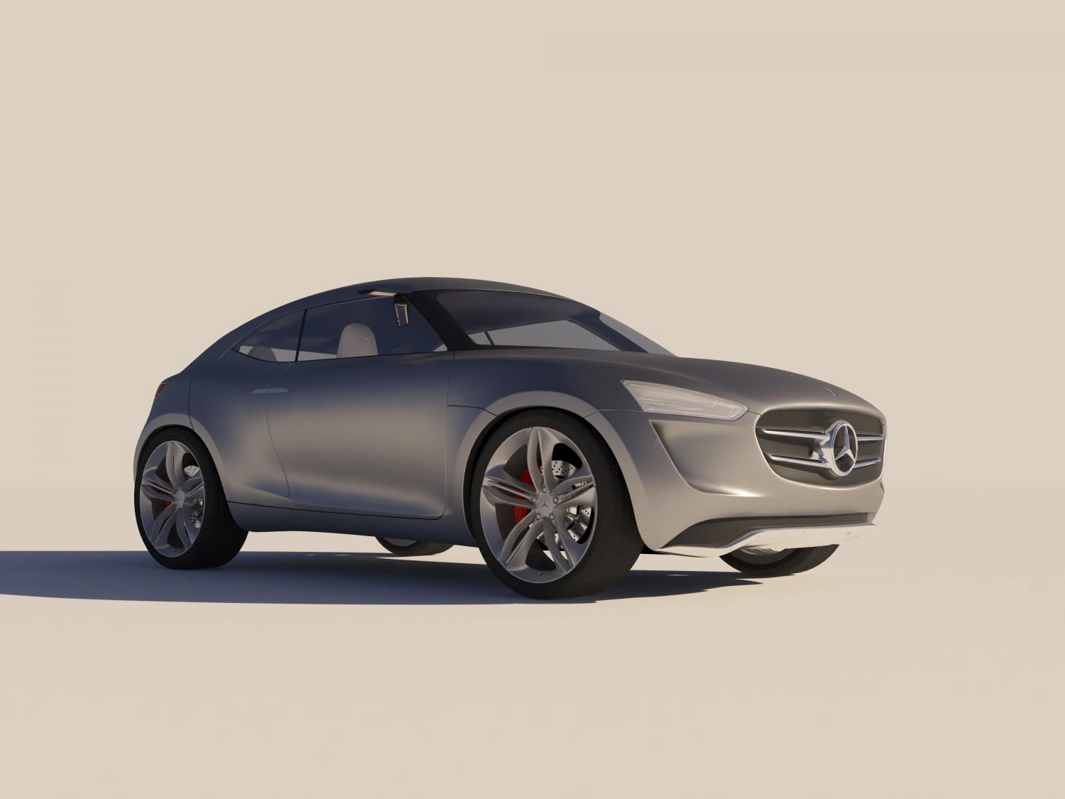 Mercedes Benz Vision G-Code Concept 3D Model .c4d .max .obj .3ds .fbx .stl .blend 