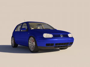 Volkswagen Golf IV 3D 모델