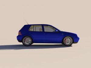 Volkswagen Golf IV 3D 모델