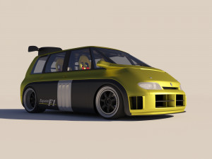 Renault Espace F1 Concept 3D Model