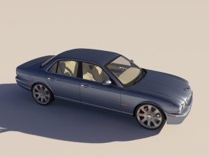 Jaguar XJ8 3D Model