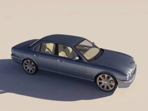 Jaguar XJ8 3D Model