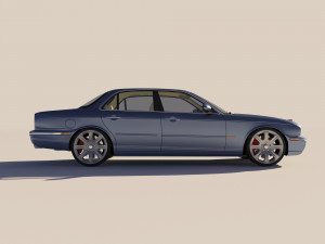 Jaguar XJ8 3D Model