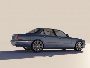 Jaguar XJ8 3D Model
