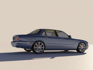 Jaguar XJ8 3D Model