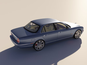 Jaguar XJ8 3D Model