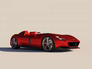 Ferrari Monza SP2 3D Model