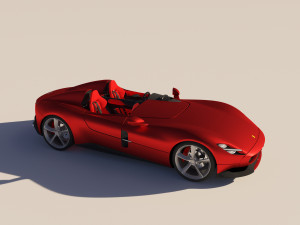 Ferrari Monza SP2 3D Model