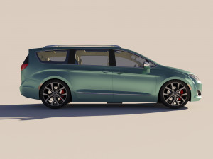 Chrysler Pacifica II 3D 模型