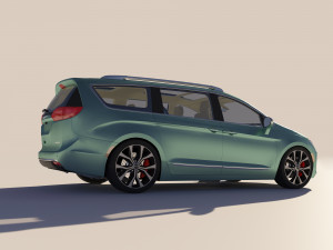 Chrysler Pacifica II 3D 模型