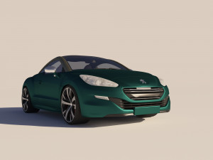 Peugeot RCZ II 3D Model