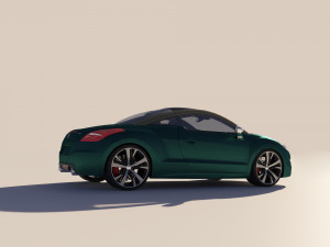 Peugeot RCZ II 3D Model