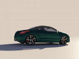 Peugeot RCZ II 3D Model